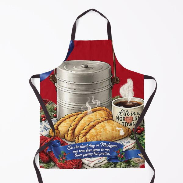 Item preview, Three Piping Hot Pasties | 12 Days in Michigan designed and sold by FreshWaterWares.