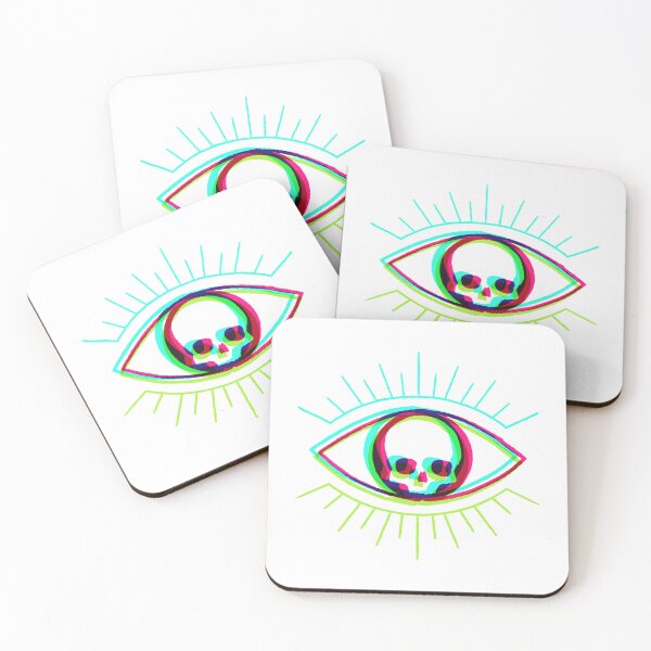 Item preview, Skull Eye - Synthwave designed and sold by animinimal.