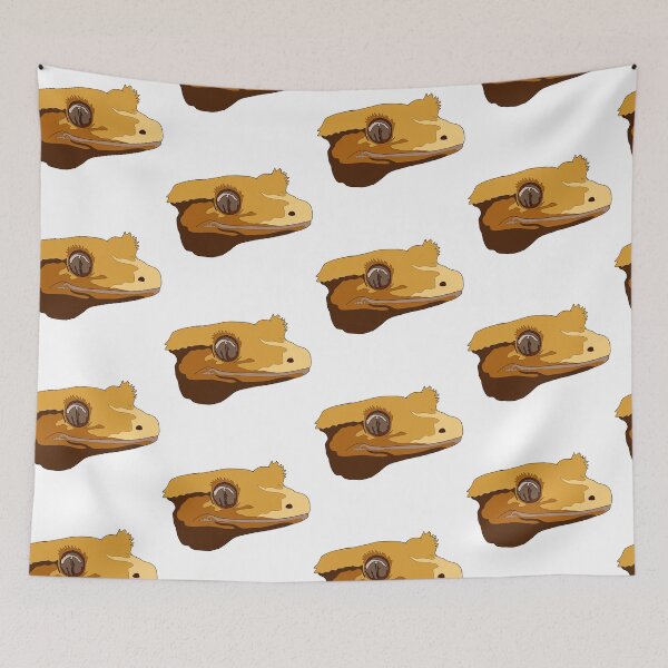 Item preview, Copy of crested gecko face designed and sold by LeahcarsArt.