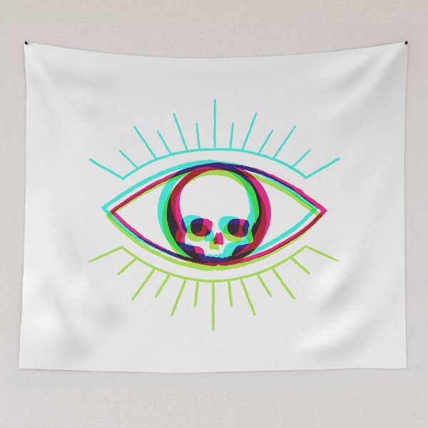 Item preview, Skull Eye - Synthwave designed and sold by animinimal.
