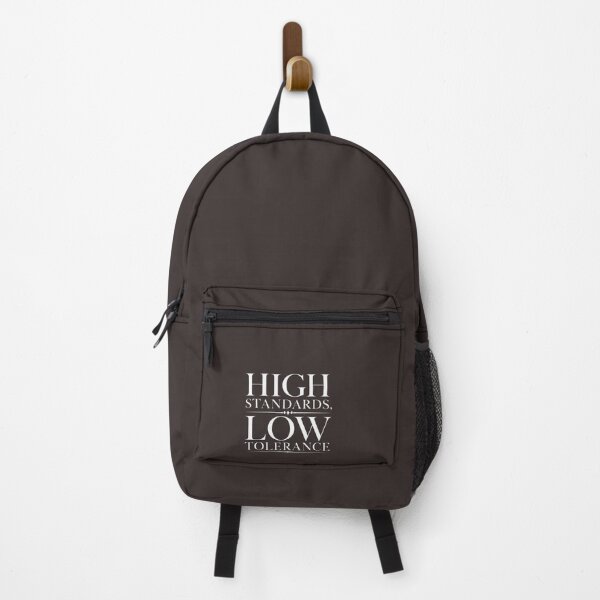 Item preview, High Standards Low Tolerance - Bold Minimalist Statement T-Shirt designed and sold by Aliplus+.