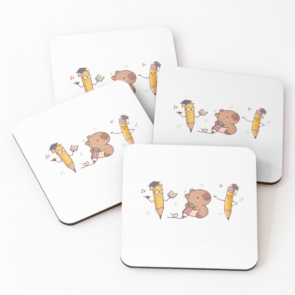 Item preview, Back To School Kawaii Capybara Freinds designed and sold by KAWAII STUDIO NB.