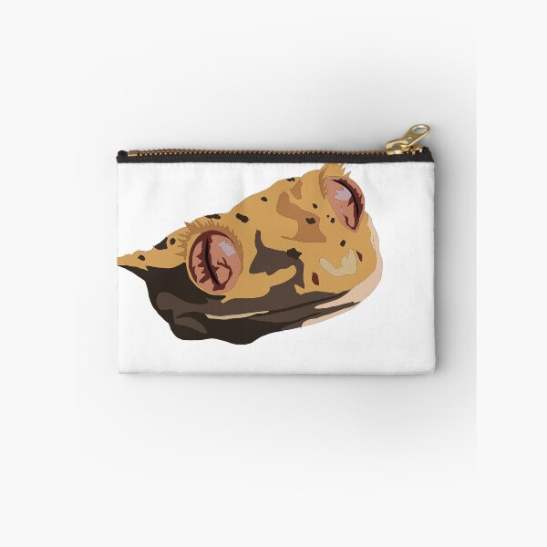 Item preview, Dalmatian crested gecko face designed and sold by LeahcarsArt.