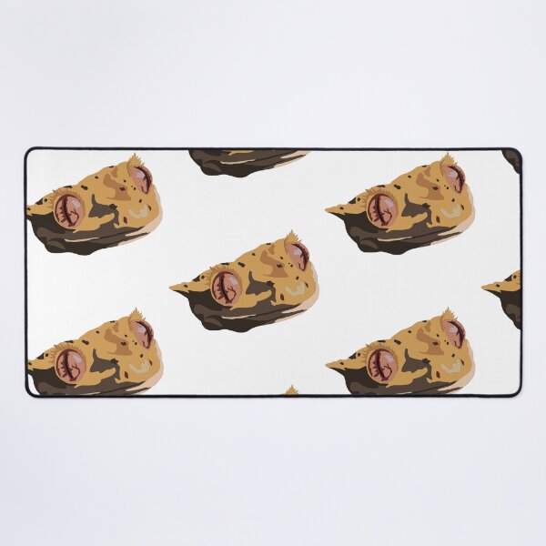 Item preview, Dalmatian crested gecko face designed and sold by LeahcarsArt.