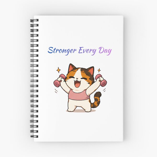 Item preview, Cozy Cute Calico Cat Gym - Stronger every day designed and sold by Lunexa-Lab.
