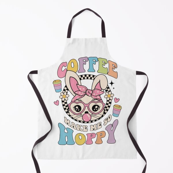 Item preview, Coffee Makes Me So Hoppy Easter Rabbit Bunny Face Girl designed and sold by yanderedev.