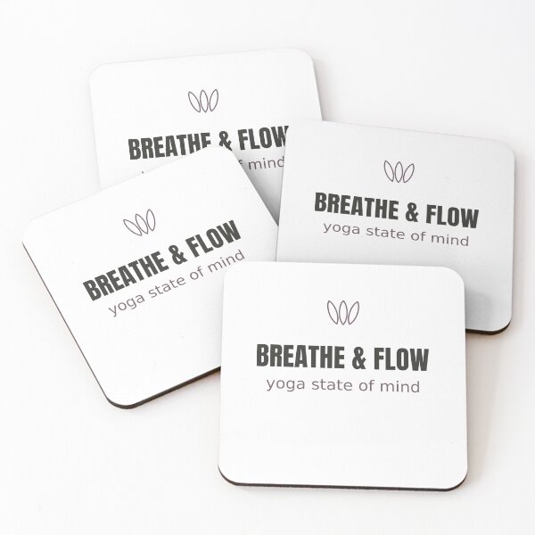 Item preview, Breathe and Flow - Minimalist Yoga Lover Tee designed and sold by RankShift.