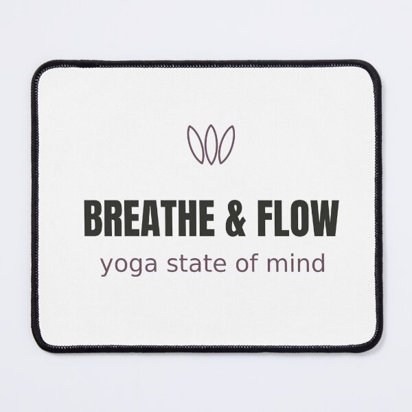 Item preview, Breathe and Flow - Minimalist Yoga Lover Tee designed and sold by RankShift.