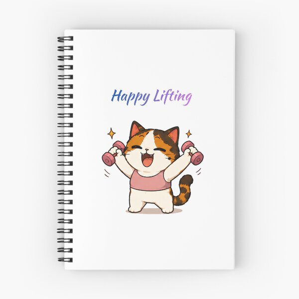 Item preview, Cozy Cute Calico Cat Gym - Happy Lifting designed and sold by Lunexa-Lab.