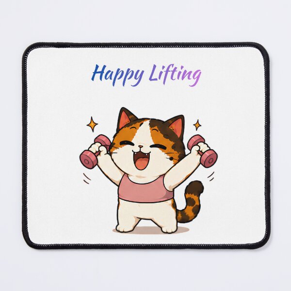 Item preview, Cozy Cute Calico Cat Gym - Happy Lifting designed and sold by Lunexa-Lab.
