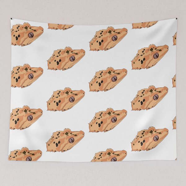 Item preview, Copy of Copy of Dalmatian crested gecko face designed and sold by LeahcarsArt.