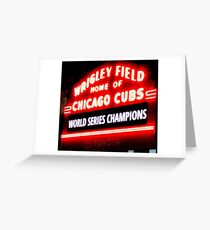 Cubs are Champs Greeting Card