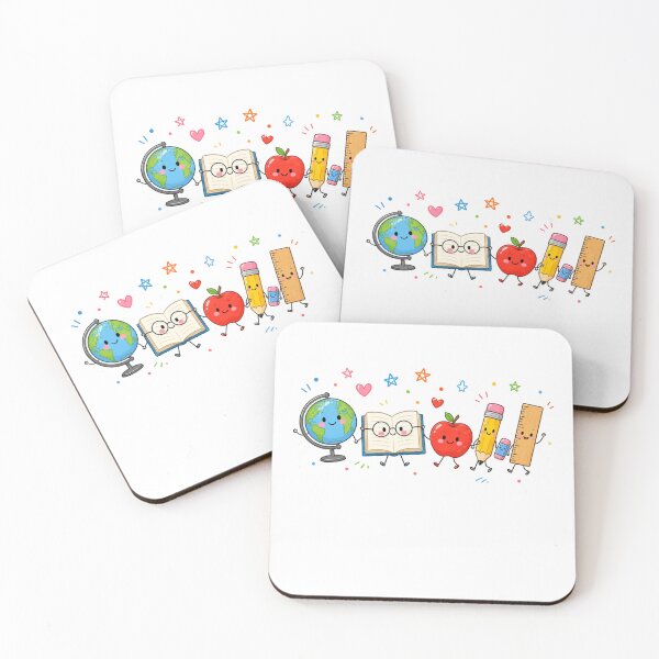 Item preview, Cute Kawaii Classroom Friends Learning Adventure School Supplies  designed and sold by Moizento.