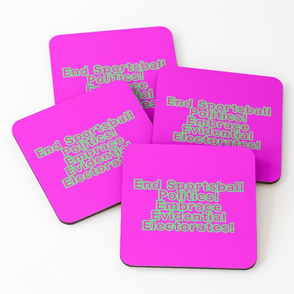 Item preview, End Sportsball Politics! Embrace Evidential Electorates! designed and sold by weavernap.