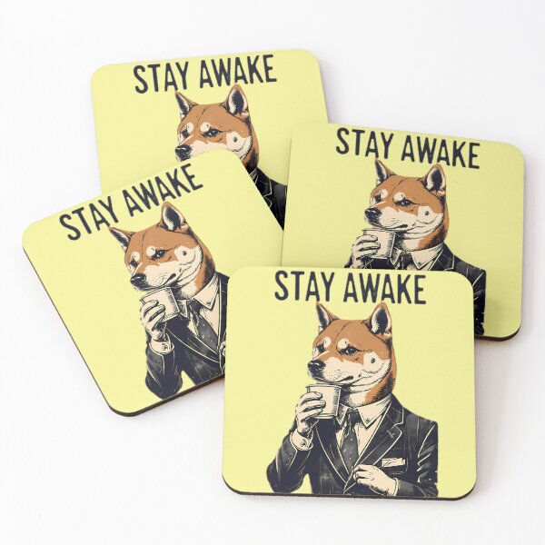 Item preview, Stay Awake Funny Office Dog Graphic designed and sold by Structure-Blue.