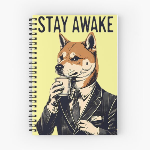 Item preview, Stay Awake Funny Office Dog Graphic designed and sold by Structure-Blue.
