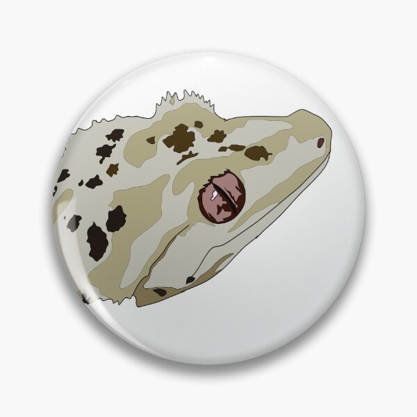 Item preview, Copy of Copy of Copy of Dalmatian crested gecko face designed and sold by LeahcarsArt.