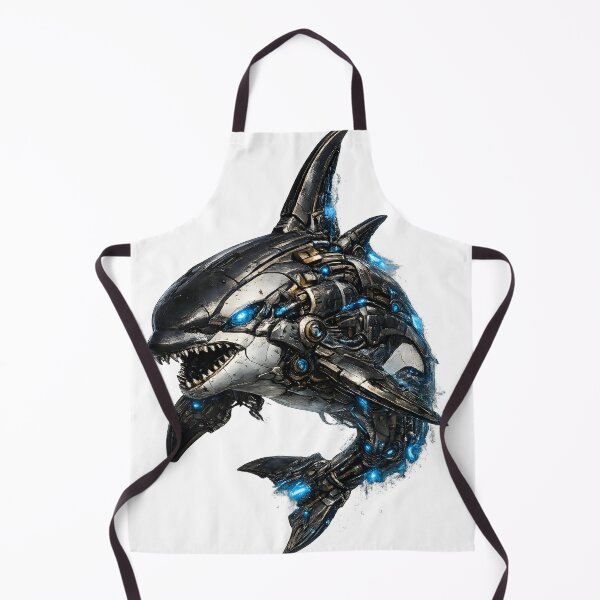 Item preview, Steel Orca V5+ | Premium Mechanical Killer Whale | Futuristic Cyber Orca Art designed and sold by SteelCoat Studio.
