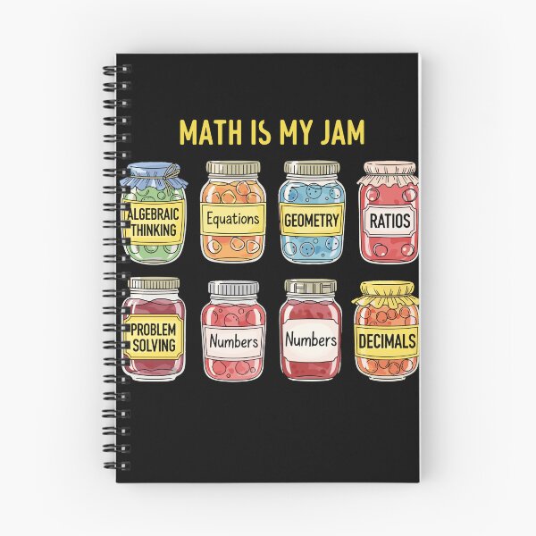 Item preview, Math Is My Jam Mathematics Teacher Student Mathematician designed and sold by PopStars1993.