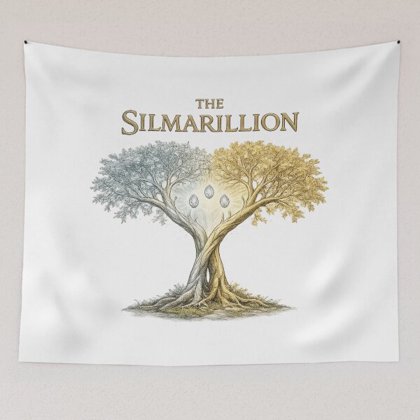 Item preview, Two Trees Fantasy Illustration designed and sold by Einkco.