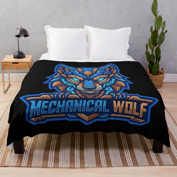 Item preview, Mechanical Wolf Cybernetic Beast Esports Gaming Logo designed and sold by Altospecial.
