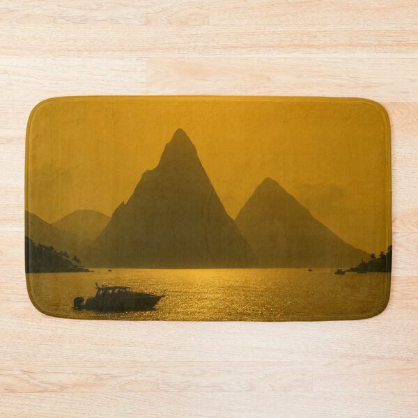 Item preview, Island Of Saint Lucia Hazy Morning designed and sold by scicilysimonee.
