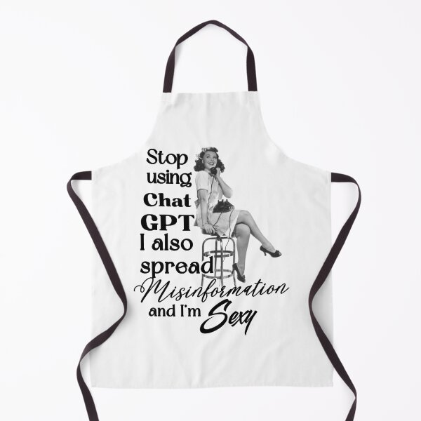 Item preview, "Stop using ChatGPT" Funny Vintage Woman designed and sold by bellstateofmind.
