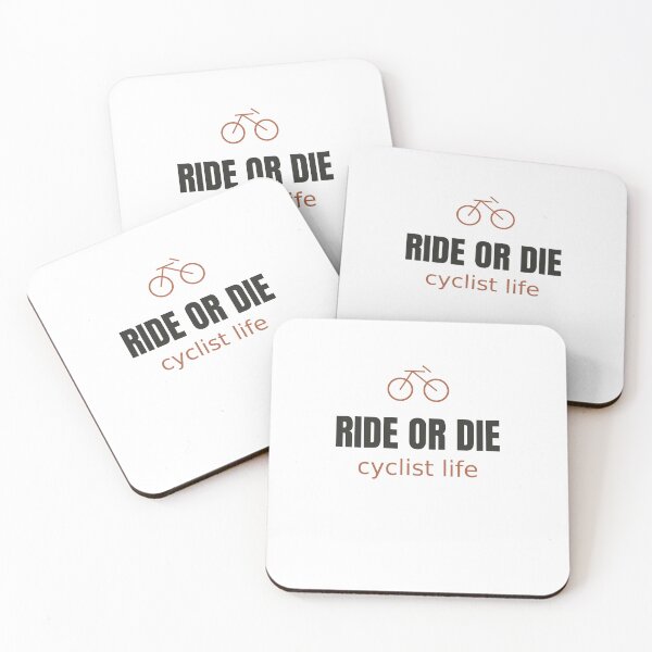 Item preview, Ride or Die Cyclist - Minimalist Bike Lover Tee designed and sold by RankShift.