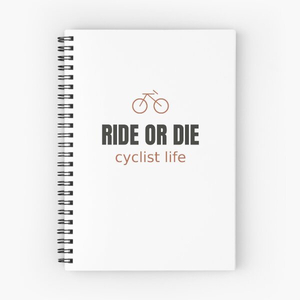 Item preview, Ride or Die Cyclist - Minimalist Bike Lover Tee designed and sold by RankShift.