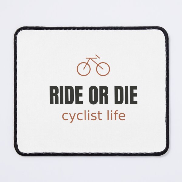 Item preview, Ride or Die Cyclist - Minimalist Bike Lover Tee designed and sold by RankShift.