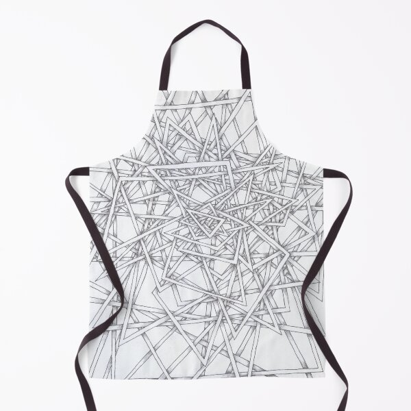 Item preview, Geometric ornament of light triangles designed and sold by artisterik.