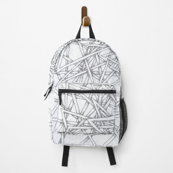 Item preview, Geometric ornament of light triangles designed and sold by artisterik.