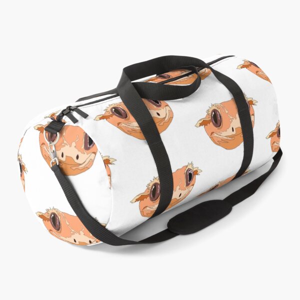 Item preview, Peach crested gecko face designed and sold by LeahcarsArt.