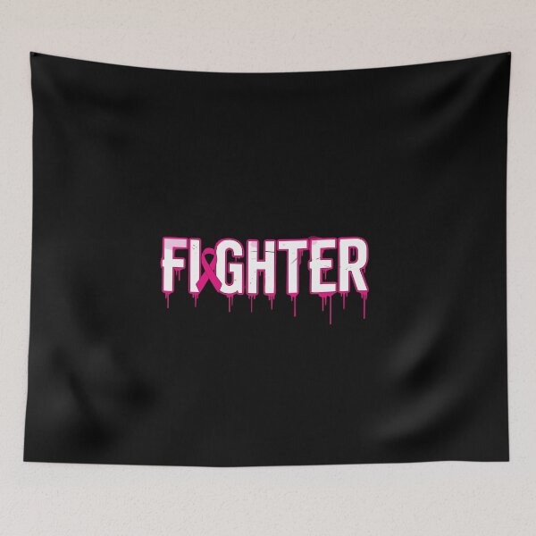 Item preview, Fighter Breast Cancer Awareness Survivor Support Warrior designed and sold by PopStars1993.