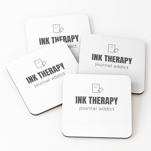 Item preview, Ink Therapy - Minimalist Journal Lover Tee designed and sold by RankShift.