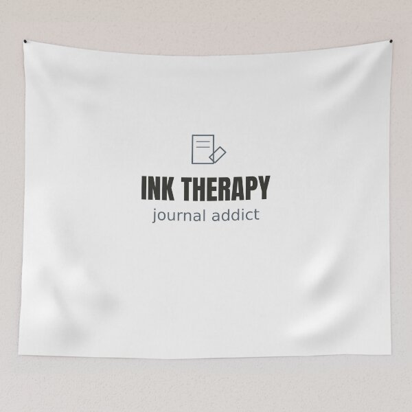 Item preview, Ink Therapy - Minimalist Journal Lover Tee designed and sold by RankShift.