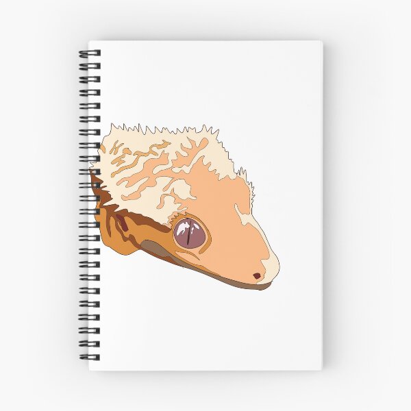 Item preview, Copy of Peach crested gecko face designed and sold by LeahcarsArt.