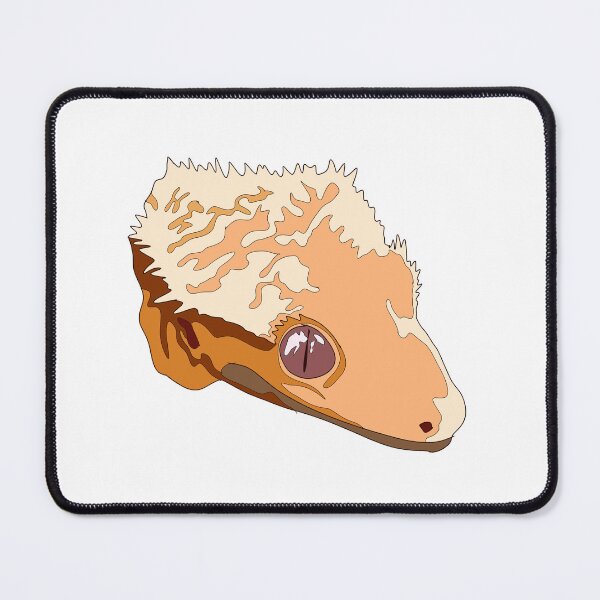 Item preview, Copy of Peach crested gecko face designed and sold by LeahcarsArt.