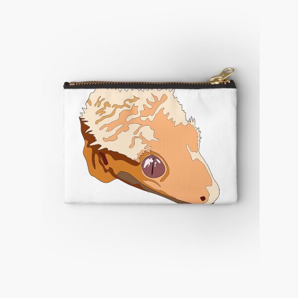 Item preview, Copy of Peach crested gecko face designed and sold by LeahcarsArt.