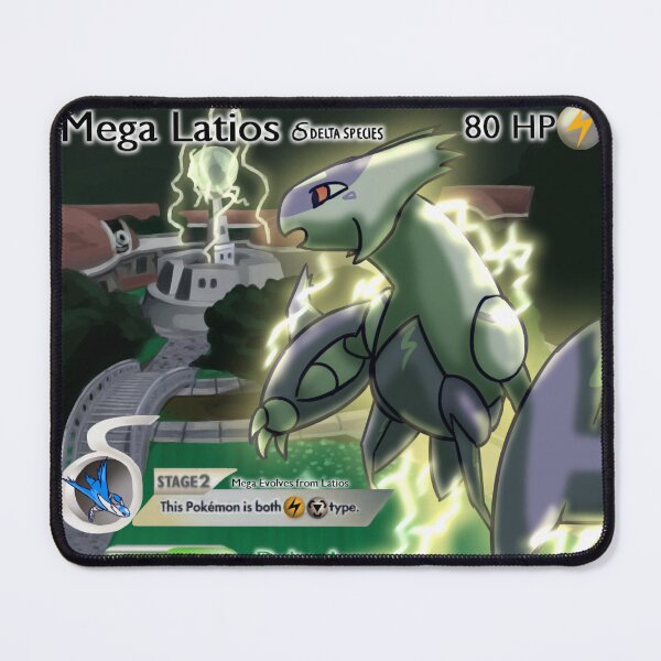 Item preview, Mega Lati Airplane Dragon Delta Species TCG Card Redraw designed and sold by AngelTheSiren.