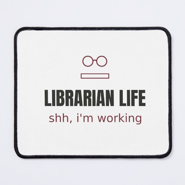 Item preview, Librarian Life Shh - Minimalist Librarian Tee designed and sold by RankShift.