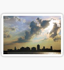 "Behind the clouds" Sticker