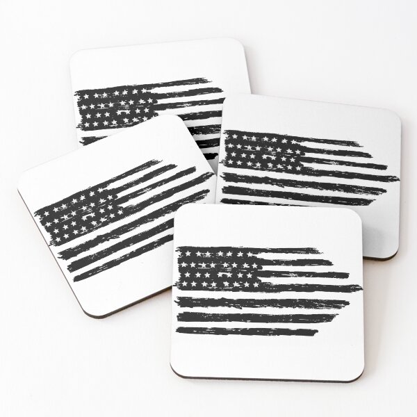 Item preview, Black and White Stars and Stripes design designed and sold by Dimensionality.