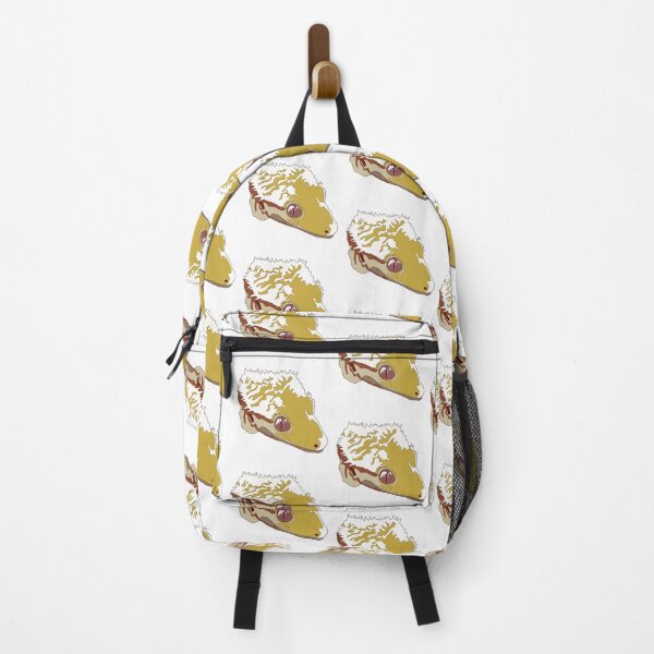 Item preview, Tricolor crested gecko face designed and sold by LeahcarsArt.