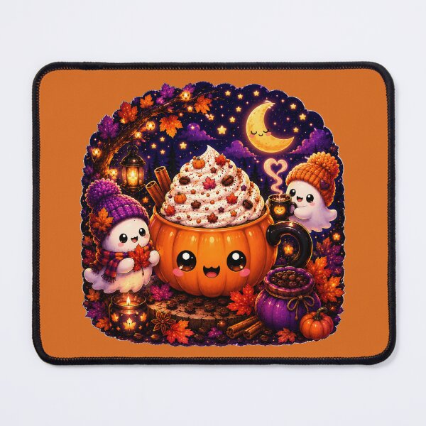 Item preview, Cute Kawaii Pumpkin Spice Coffee Ghost Shirt | Cozy Halloween Autumn Pumpkin Latte Fall Aesthetic Design designed and sold by ALH Apparel.