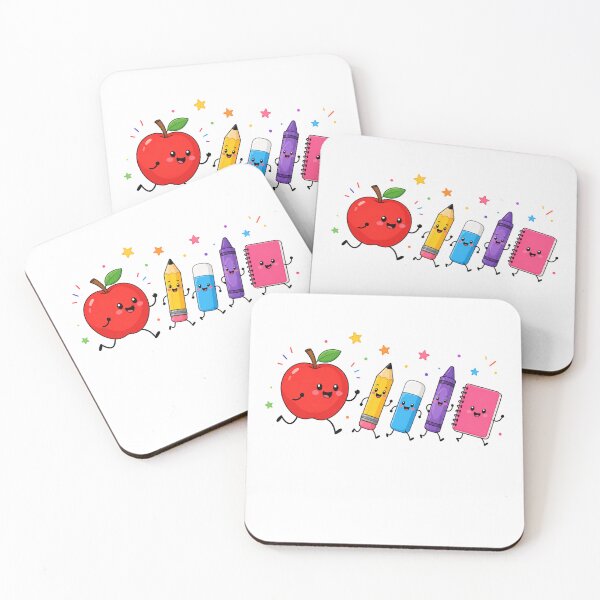 Item preview, Cute Kawaii School Friends Running Together Classroom Adventure designed and sold by Moizento.