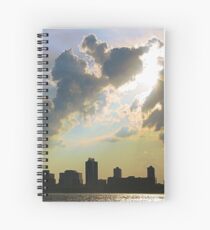 "Behind the clouds" Spiral Notebook