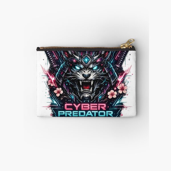 Item preview, Cyber Predator Neon Samurai Cyberpunk Artwork designed and sold by CreativeMindsetLab.