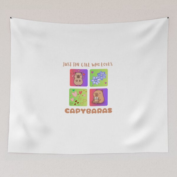 Item preview, Capybara Lover Aesthetic Four Square Art designed and sold by KAWAII STUDIO NB.