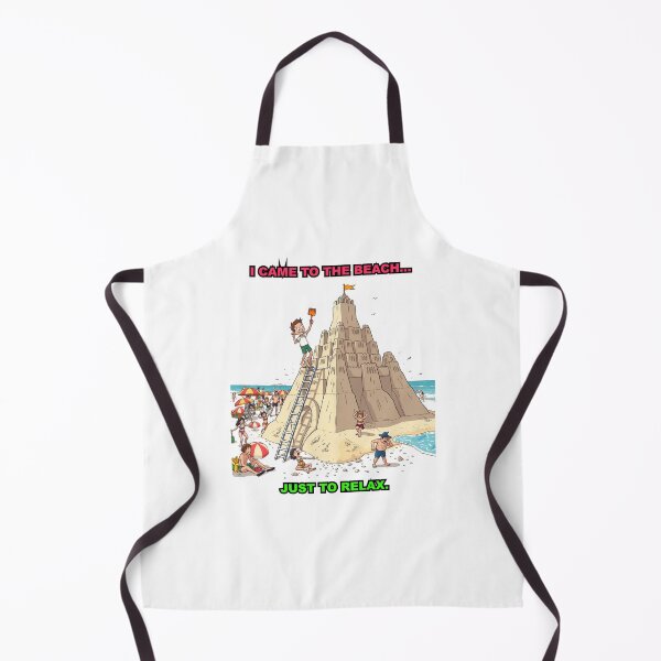 Item preview, I Came To The Beach Just To Relax Funny Sand Castle Card Meme designed and sold by bonuspost.